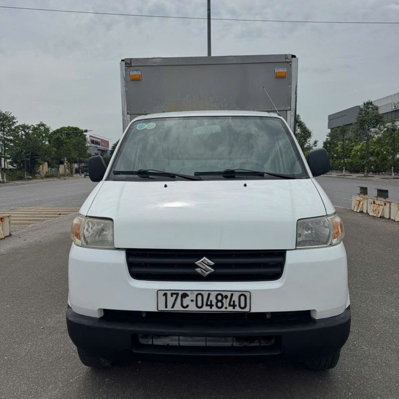 SUZUKI CARRY THÙNG KÍN INOX, MÀU TRẮNG, NĂM 2014