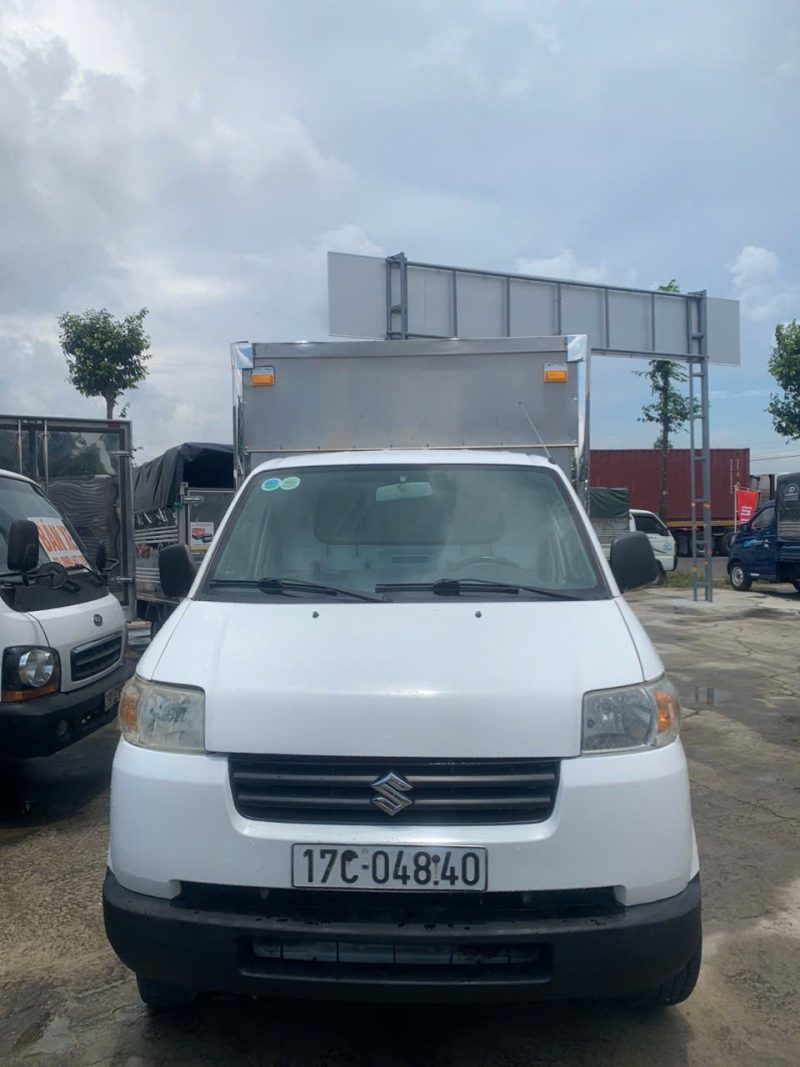 SUZUKI CARRY THÙNG KÍN INOX, MÀU TRẮNG, NĂM 2014 - Ảnh 4